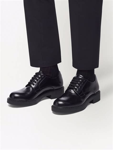 prada derby boots|Prada derby shoes men's.